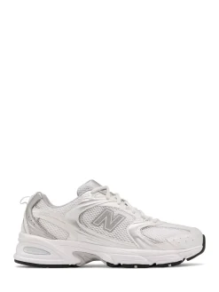 New Balance White/Silver Womens 530 Trainers Clearance