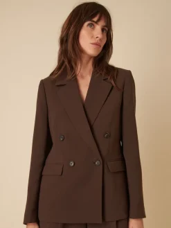 Nobody's Child Nobodys Child Brown Alicia DB Blazer New