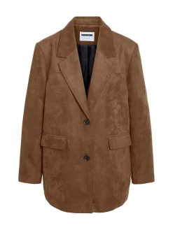 NOISY MAY Brown Long Sleeve Blazer Outlet