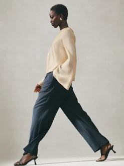 Nothing Ordinary Satin Metallic Long Sleeve Blouse Gold