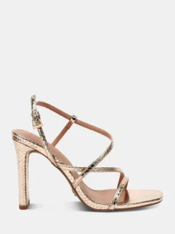Novo MONDRIAN Strappy Heeled Sandals Gold