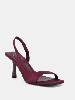 Novo Wide Fit Wide Fit Leah Slingback Sandals Red New