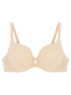 Triumph Nude Wild Rose Sensation Wired Padded Bra New