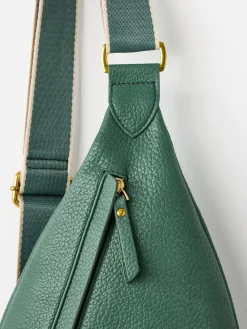 Oliver Bonas Brooke Cream Cross-Body Belt Bag Green Clearance