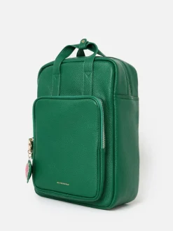 Oliver Bonas Green Mami Laptop Backpack Discount