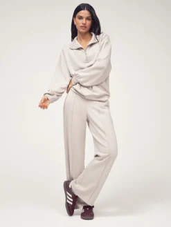 OSIA 1/4 Zip Modal Sweat Top Neutral