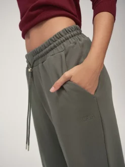 OSIA Cuffed Joggers Olive Green Discount