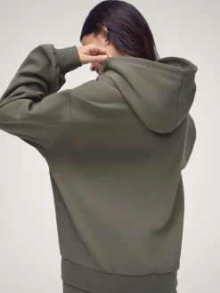 OSIA Olive Green Oversized Hoodie Outlet