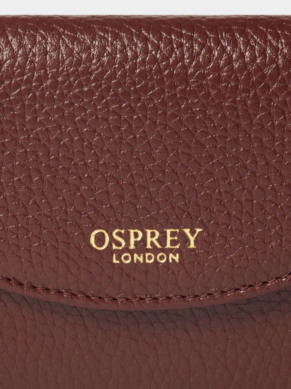 Osprey London The Core Small Leather Matinee Purse Red Online