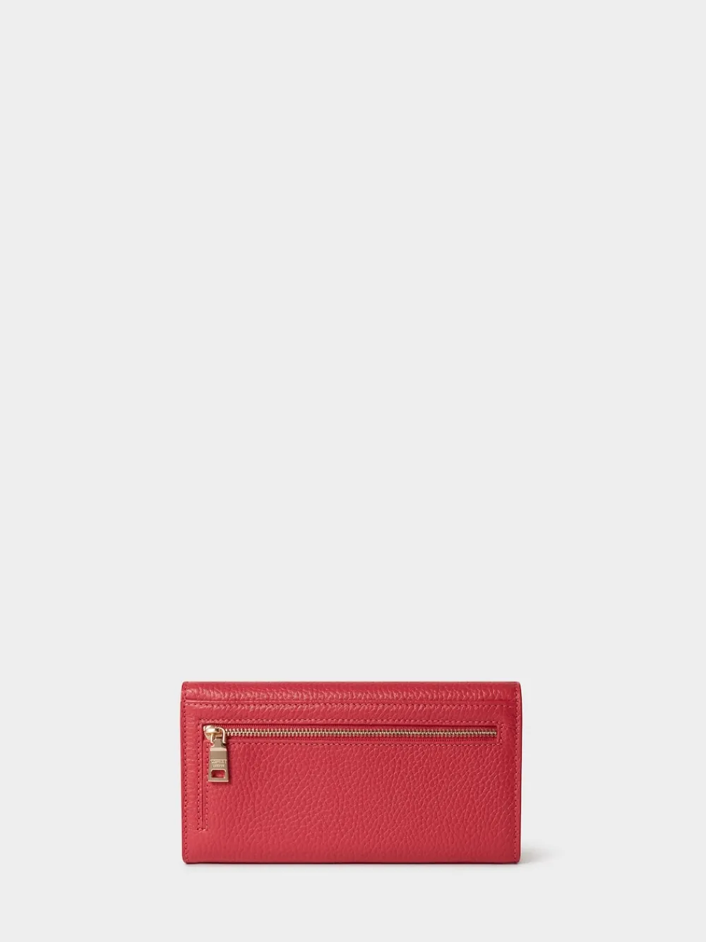 Osprey London The Core Medium Leather Matinee Purse Red New