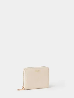 Osprey London The Core Small Leather Zip Around Purse White Outlet