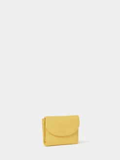 Osprey London The Core Small Leather Matinee Purse Yellow New