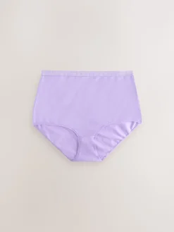 Next Pastel Full Brief Cotton Logo Knickers 4 Pack Discount