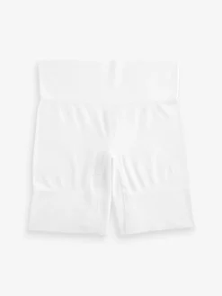 Next Seamless Smoothing Anti-Chafe Shorts 2 Pack Pastel Rose Nude / White New