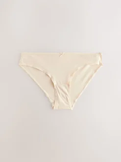 Next Pastel Rose Nude Bikini Cotton Rich Knickers 5 Pack Online