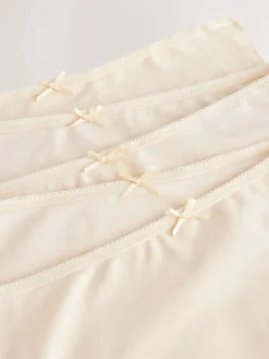 Next Pastel Rose Nude Full Brief Cotton Rich Knickers 5 Pack Hot