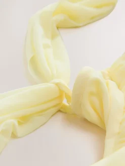 Next Pastel Yellow Mesh Multiway Wedding Guest Bridesmaid Maxi Dress Outlet