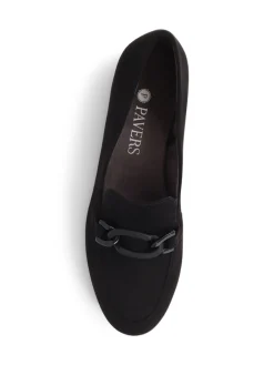 Pavers Smart Slip On Loafers Black Online