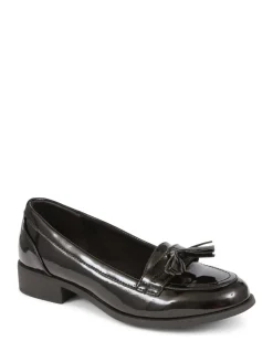 Pavers Black Smart Patent Loafers