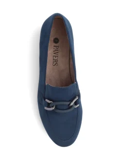 Pavers Smart Slip On Loafers Blue Outlet