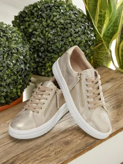 Pavers Chunky Platform Trainers Gold Best