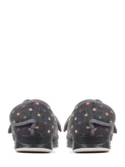 Pavers Grey Touch Fastening Full Slippers Hot