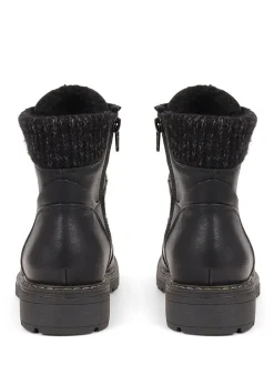 Pavers Lace Up Ankle Boots Black Sale