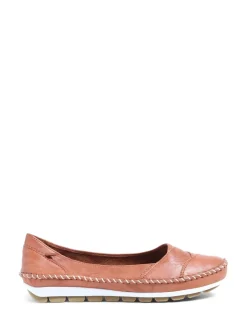 Pavers Leather Slip On White Shoes Natural Hot