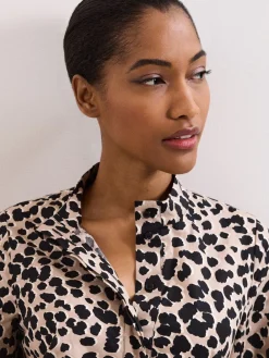 Phase Eight Black Leopard Jumpsuit Hot