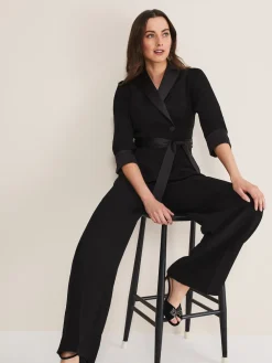 Phase Eight Black Tux Kylie Jumpsuit Clearance
