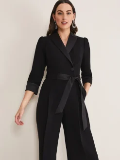 Phase Eight Black Tux Kylie Jumpsuit Clearance