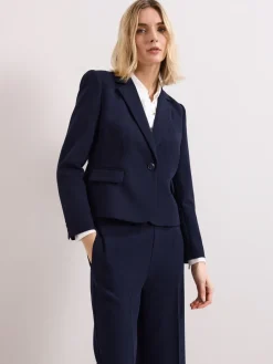Phase Eight Blue Aubrie Fitted Blazer Outlet