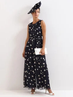 Phase Eight Blue Petite Maxine Jumpsuit New