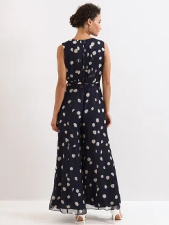 Phase Eight Blue Petite Maxine Jumpsuit New