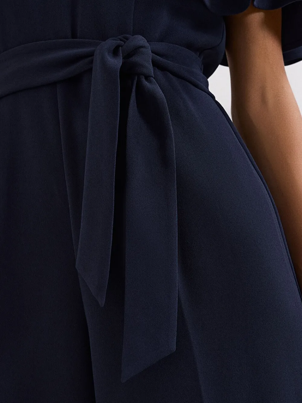 Phase Eight Blue Petite Orwen Jumpsuit Outlet