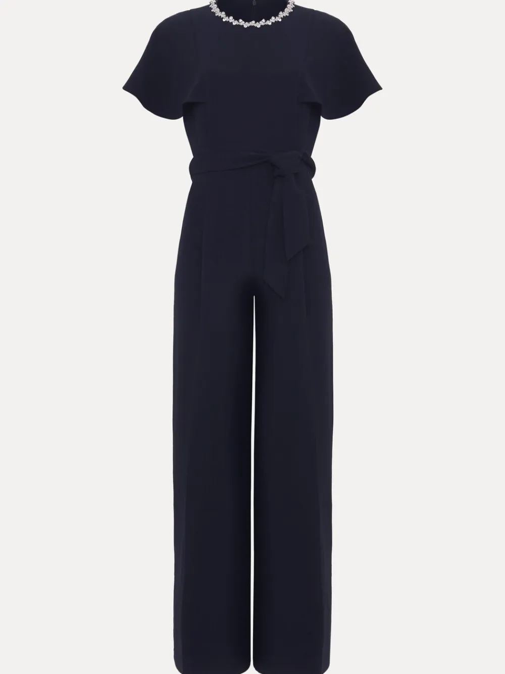 Phase Eight Blue Petite Orwen Jumpsuit Outlet