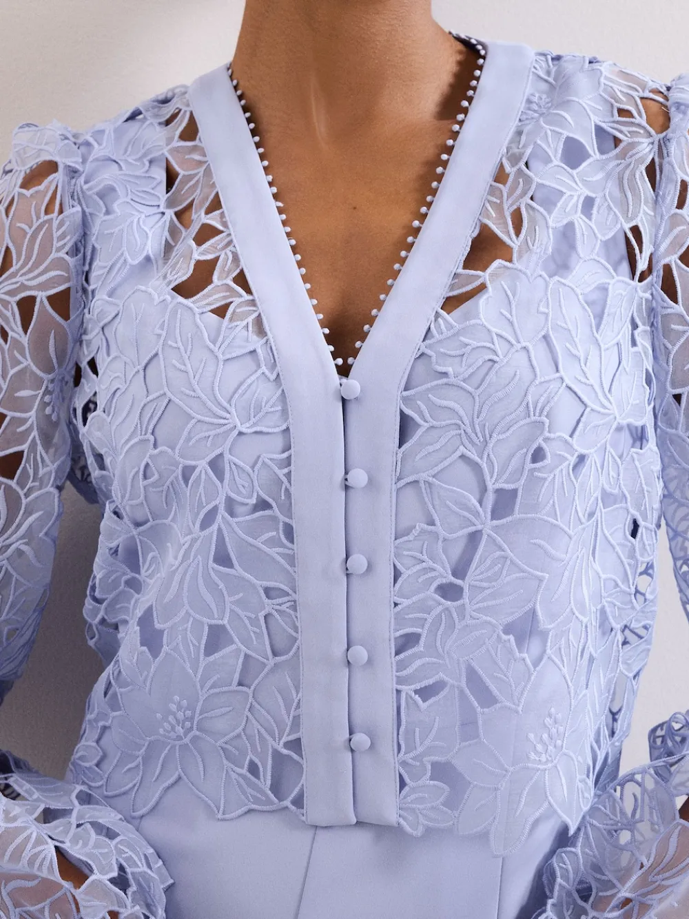 Phase Eight Blue Petite Winona Lace Jumpsuit Sale