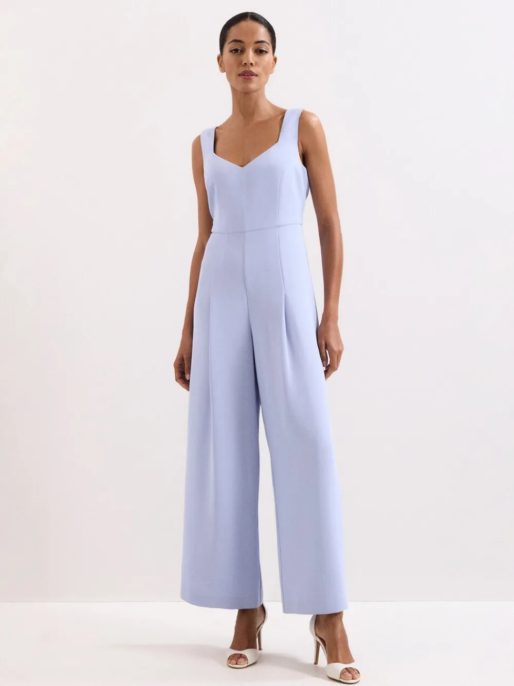 Phase Eight Blue Winona Lace Jumpsuit Clearance