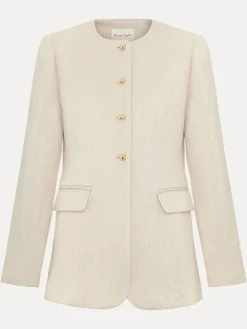 Phase Eight Cream Graziella Jacket Outlet