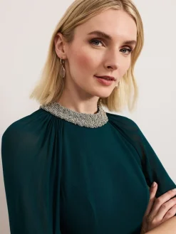 Phase Eight Green Bridie Maxi Dress Clearance