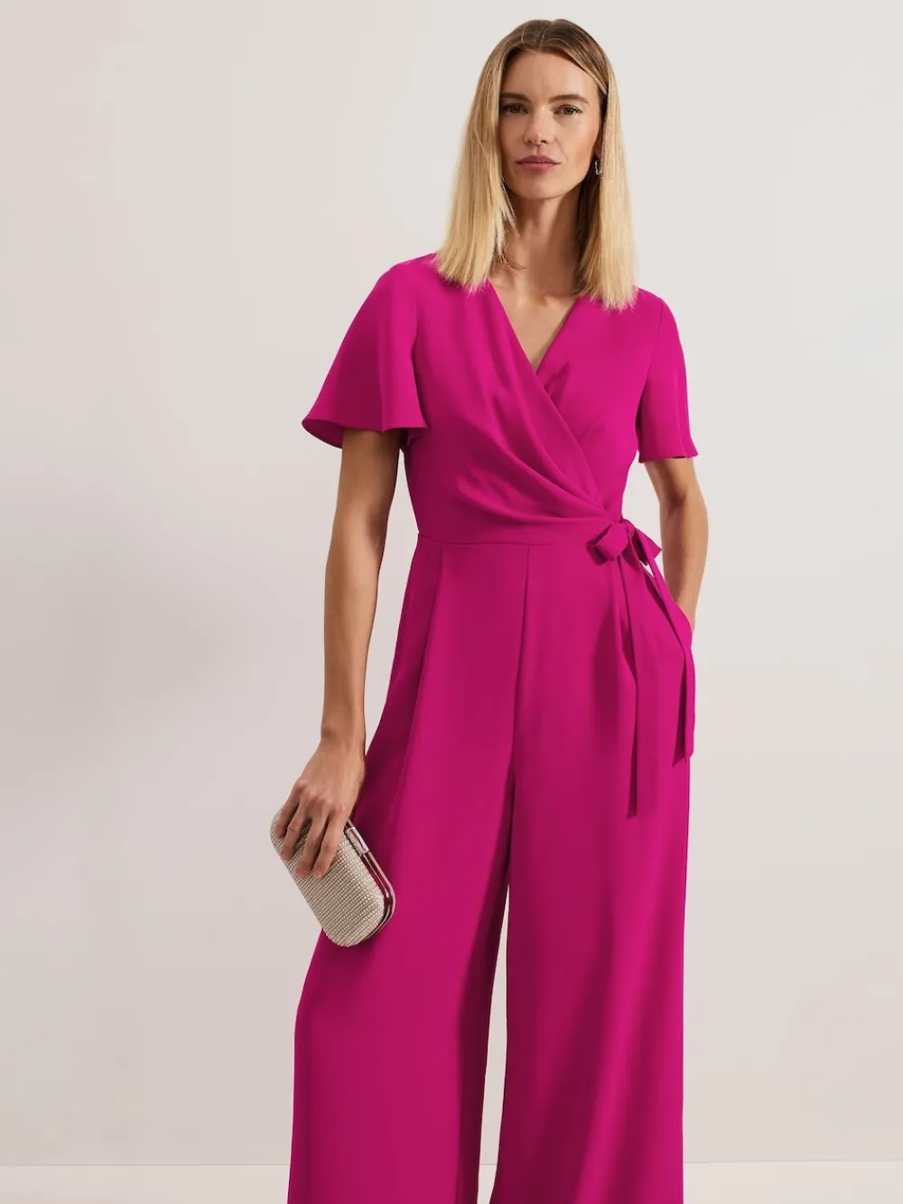 Phase Eight Pink Julissa Wide Leg Jumpsuit Best