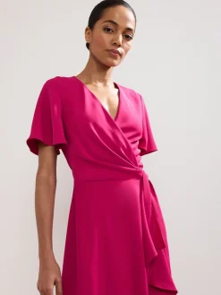 Phase Eight Pink Julissa Wrap Dress Best