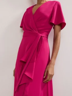 Phase Eight Pink Julissa Wrap Dress Best
