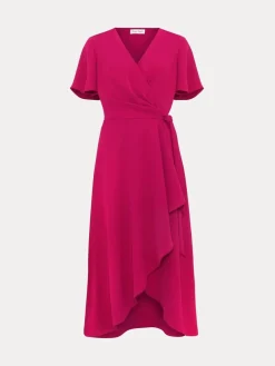 Phase Eight Pink Julissa Wrap Dress Best