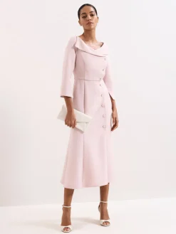 Phase Eight Pink Sienna Tux Dress Discount