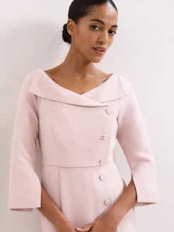 Phase Eight Pink Sienna Tux Dress Discount