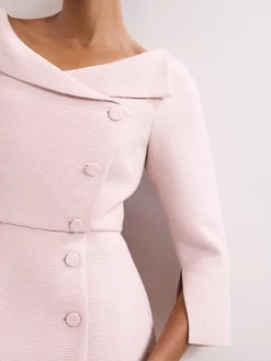 Phase Eight Pink Sienna Tux Dress Discount