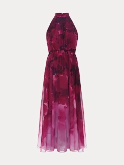 Phase Eight Purple Bethany Floral Print Dress
