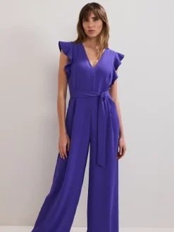 Phase Eight Purple Kallie Jumpsuit Outlet