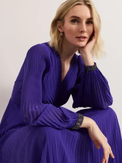 Phase Eight Purple Vila Beaded Dress Online